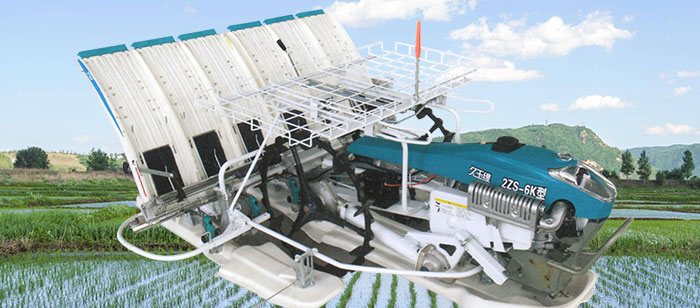 手扶插秧機的安裝與啟動